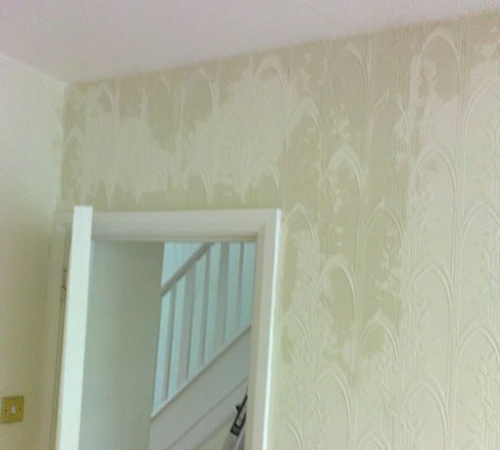 Wall after experiencing a leak