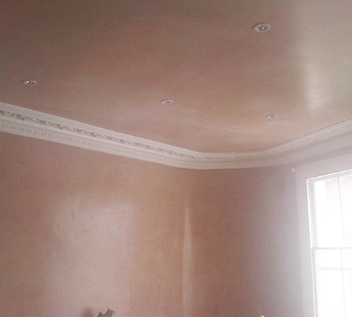 Room after being repaired