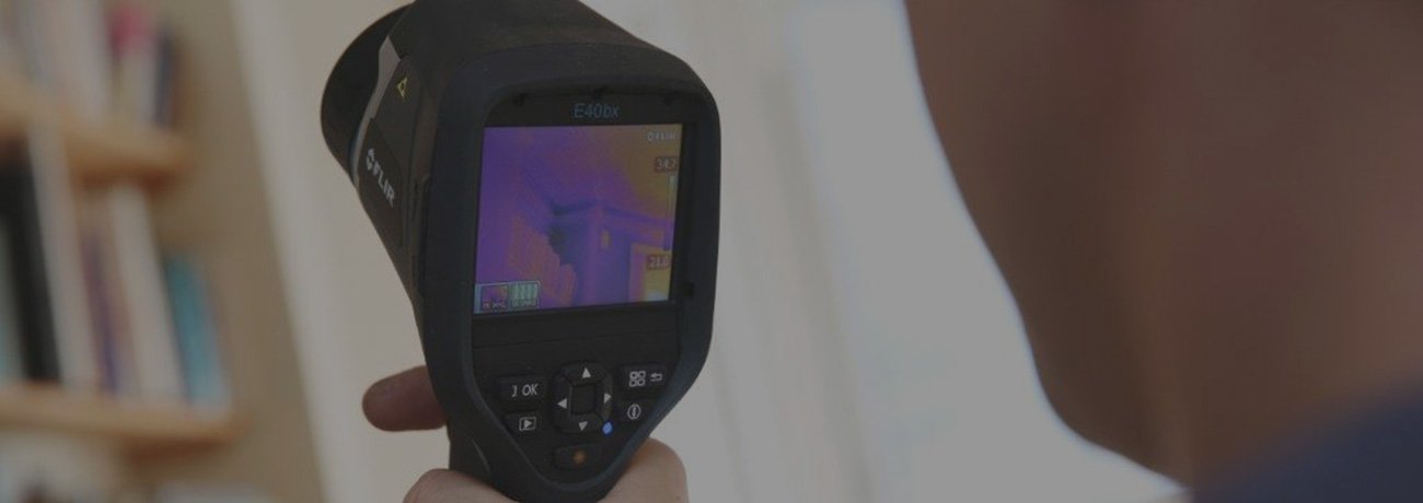 Thermal imaging of ceiling